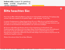 Tablet Screenshot of bauhaus.de