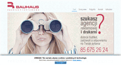 Desktop Screenshot of bauhaus.pl