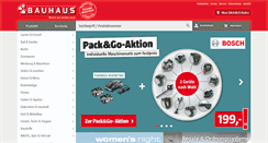 Desktop Screenshot of bauhaus.at