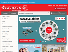 Tablet Screenshot of bauhaus.at